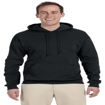 Jerzees 8 oz., 50/50 NuBlend Fleece Pullover Hood (996)- BLACK,S