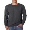 Jerzees 5.6 oz., 50/50 Heavyweight Blend Long-Sleeve T-Shirt (29L)- BLACK HEATHER,L view 2