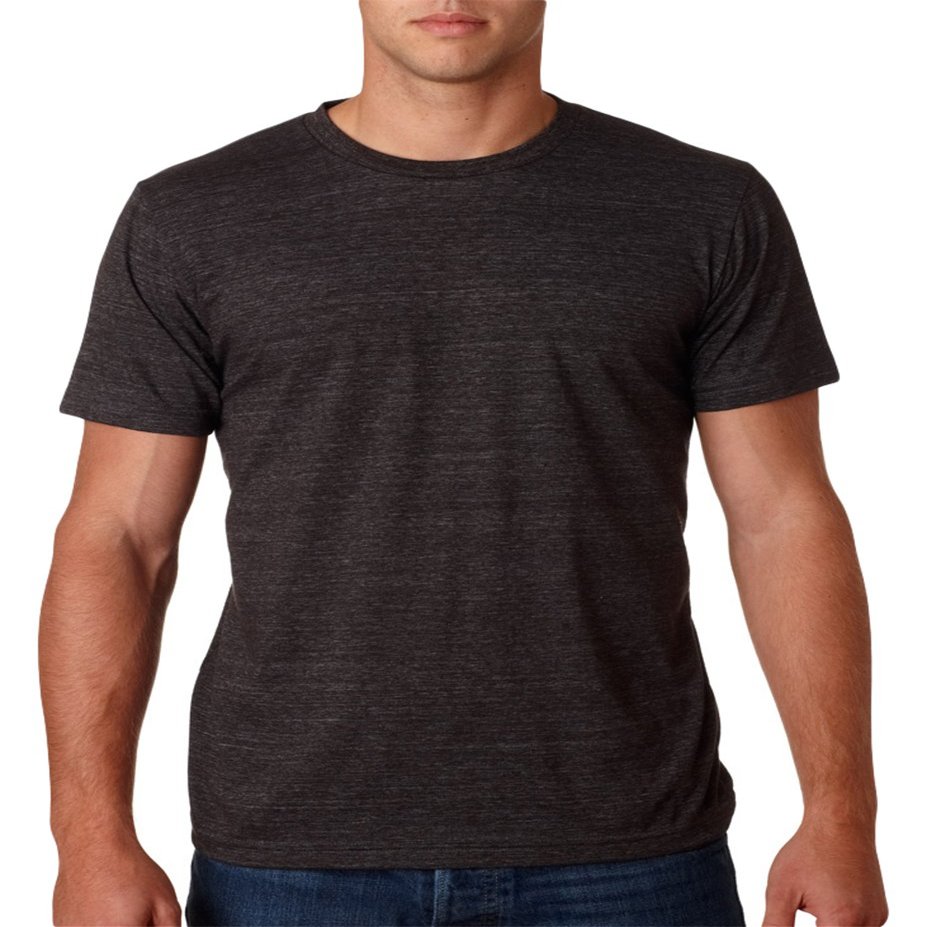 Bella Canvas Triblend Short-Sleeve T-Shirt (3413C) Charcoal Black Triblend, L