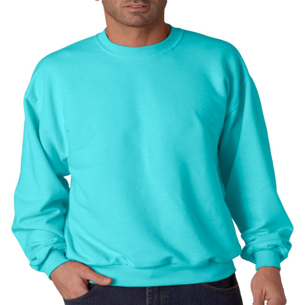 Jerzees 8 oz. 50/50 Fleece Crew (562) Scuba Blue, S