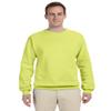 Jerzees 8 oz. 50/50 Fleece Crew (562) Safety Green, 2XL view 2