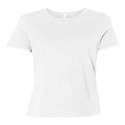 Bella Canvas Missys Relaxed Jersey Short-Sleeve T-Shirt (B6400) White, XL