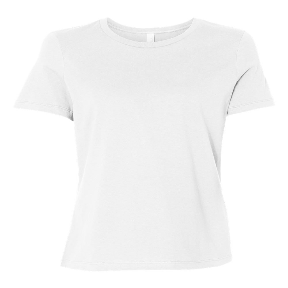 Bella Canvas Missys Relaxed Jersey Short-Sleeve T-Shirt (B6400) White, XL