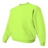 Jerzees 8 oz. 50/50 Fleece Crew (562) Safety Green, 3XL view 3