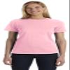 Bella Canvas Missys Relaxed Jersey Short-Sleeve T-Shirt (B6400) Pink, L view 1