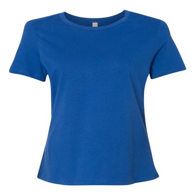 Bella Canvas Missys Relaxed Jersey Short-Sleeve T-Shirt (B6400) True Royal, XL