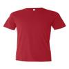 Poly-Cotton Short-Sleeve T-Shirt (3650) Red, XS view 1