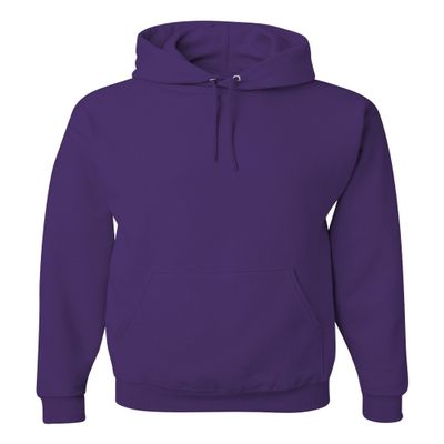 Jerzees 8 oz., 50/50 NuBlend Fleece Pullover Hood (996)- DEEP PURPLE,3XL