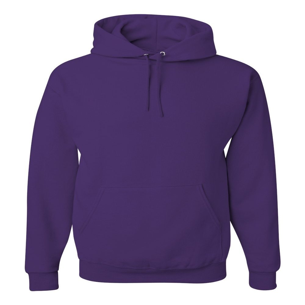 Jerzees 8 oz., 50/50 NuBlend Fleece Pullover Hood (996)- DEEP PURPLE,3XL