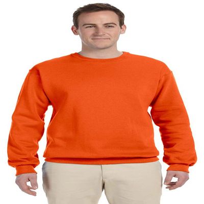 Jerzees 8 oz., 50/50 NuBlend Fleece Crew, Small, SAFETY ORANGE