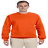 Jerzees 8 oz., 50/50 NuBlend Fleece Crew, Small, SAFETY ORANGE view 1