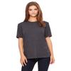 Bella Canvas Missys Relaxed Jersey Short-Sleeve T-Shirt (B6400) Dark Grey Heather, M view 2