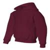 Jerzees Hooded Pullover Sweatshirt (996Y) Maroon, XL view 3