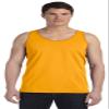 Bella + Canvas Unisex Jersey Tank, Large, GOLD view 1