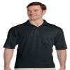 5.6 oz. 50/50 Jersey Pocket Polo with SpotShield (436P) Black, M view 1