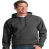 Jerzees 8 oz., 50/50 NuBlend Fleece Pullover Hood (996)- BLACK HEATHER,L view 1