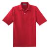 5.6 oz. 50/50 Jersey Pocket Polo with SpotShield (436P) True Red, S view 1