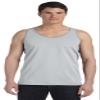 Bella + Canvas Unisex Jersey Tank, Large, SILVER view 1