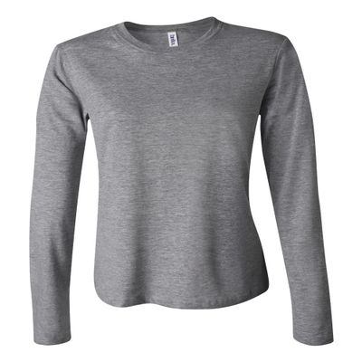 Bella Canvas Jersey Long-Sleeve T-Shirt (B6500) Deep Heather, S