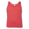 Bella Canvas Jersey Tank (3480) Red Triblend, XL view 1