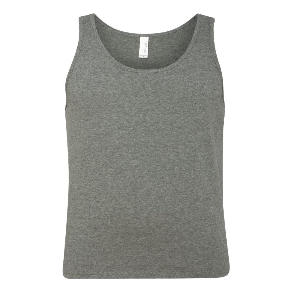 Bella + Canvas Unisex Jersey Tank, XS, DEEP HEATHER