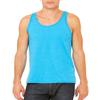 Bella Canvas Jersey Tank (3480) Neon Blue, M view 2