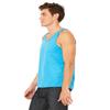 Bella Canvas Jersey Tank (3480) Neon Blue, M view 4