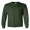 Gildan Ultra Cotton 6 oz. Long-Sleeve T-Shirt, 4XL, FOREST GREEN view 1