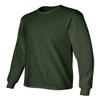 Gildan Ultra Cotton 6 oz. Long-Sleeve T-Shirt, 4XL, FOREST GREEN view 4
