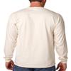Gildan Big Men's Cotton Long Sleeve T-Shirt 4XL Charcoal #434 view 3