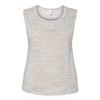 Bella Canvas Womens Flowy Scoop Muscle Tank (B8803)- White Marble,L view 1