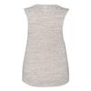Bella Canvas Womens Flowy Scoop Muscle Tank (B8803)- White Marble,L view 4