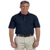 Harriton Tall 6 oz. Ringspun Cotton Pique Short-Sleeve Polo (M200T) Navy, 2XLT view 1