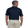Harriton Tall 6 oz. Ringspun Cotton Pique Short-Sleeve Polo (M200T) Navy, 2XLT view 2
