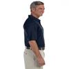 Harriton Tall 6 oz. Ringspun Cotton Pique Short-Sleeve Polo (M200T) Navy, 2XLT view 3