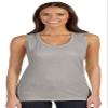 Bella Canvas Flowy Scoop Muscle Tank (B8803) White/Marble, M view 1