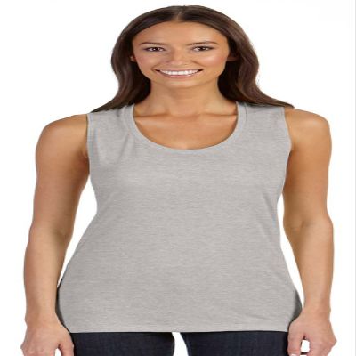 Bella Canvas Flowy Scoop Muscle Tank (B8803) Athletic Heather, L