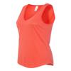Flowy V-Neck Tank (B8805) Coral, 2XL view 3
