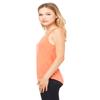 Flowy V-Neck Tank (B8805) Coral, 2XL view 4