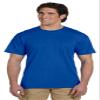 5.6 oz. 50/50 Pocket T-Shirt (G830) Royal Blue, L view 1
