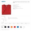 5.6 oz. 50/50 Pocket T-Shirt (G830) Royal Blue, L view 2