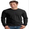 Gildan Ultra Cotton 6 oz. Long-Sleeve T-Shirt (G240)- BLACK,S view 1