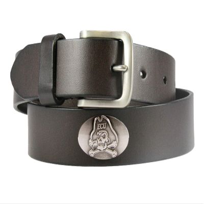 ZEP-PRO NCAA East Carolina Pirates Mens Ecu-Bolp-Brw-44NCAA East Carolina Pirates Leather Concho Belt, Brown, 44