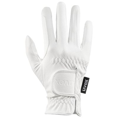 Uvex Sportstyle Riding Gloves for Men and Women - Excellent Grip & Durable - Touchscreen Compatible - White, Size 6