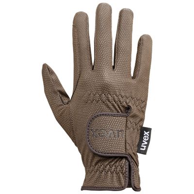 Uvex Sportstyle Riding Gloves for Men and Women - Excellent Grip & Durable - Touchscreen Compatible - Brown, Size 8