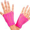 Music Legs Women's Oval Net Gloves, Neon Pink, One Size view 1