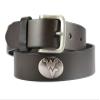 ZEP-PRO NCAA West Virginia Mountaineers Men's WVU-Bolp-Brw-42NCAA Leather Concho Belt, Brown, 42 view 1