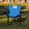 Logo Brands NCAA North Carolina Tar Heels Quad Chair, Unisex Adult Chair with One Cup Holder, Team Color, One Size view 2