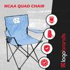 Logo Brands NCAA North Carolina Tar Heels Quad Chair, Unisex Adult Chair with One Cup Holder, Team Color, One Size view 4