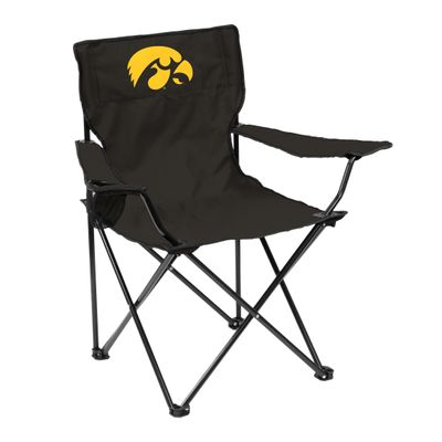 NCAA Iowa Hawkeyes Quad Chair, Adult, Black